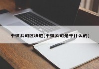 中微公司区块链[中微公司是干什么的]